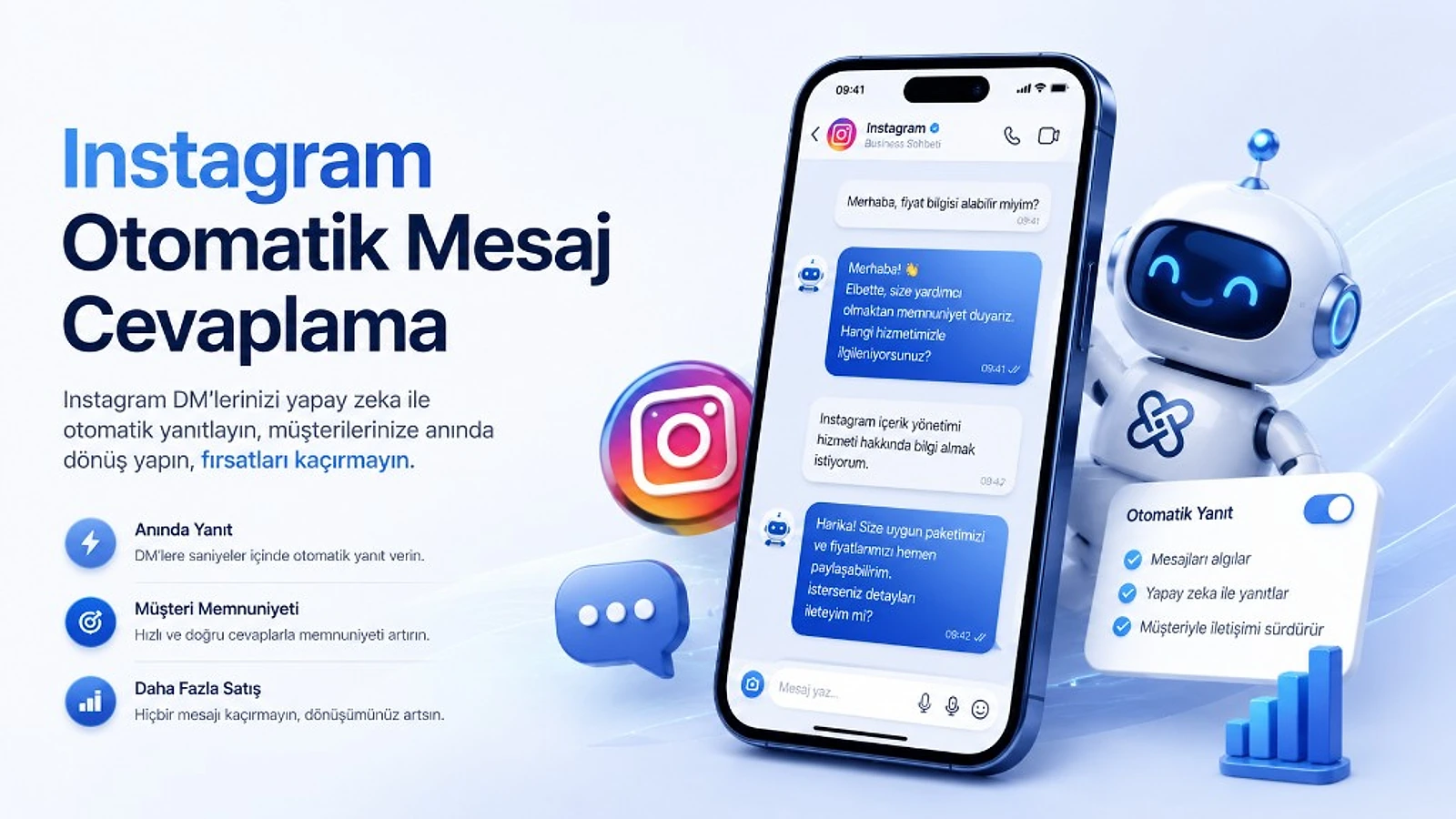 Automatic Instagram Message Replies: 24/7 DM Answering with AI