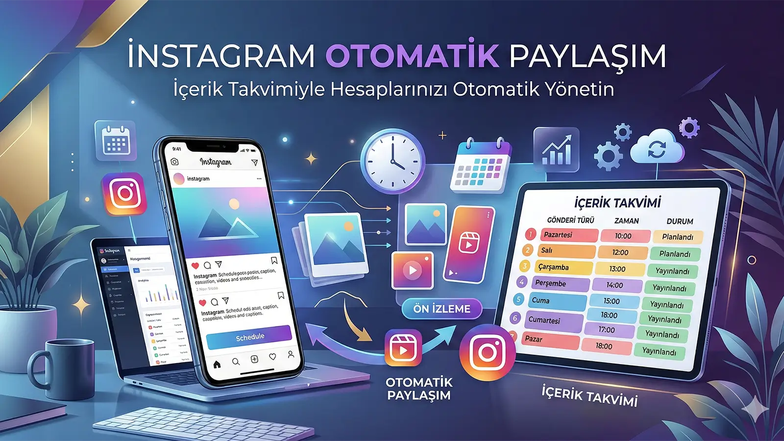 Instagram Automatic Posting: Manage Your Accounts Automatically with a Content Calendar